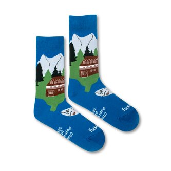 Ponožky Chata pri Popradskom plese Modré L (43-46)