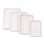 Papírové tácky - smart, č. 4c, 13x20cm,bílé,100ks