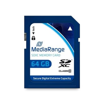 Paměťová karta micro SDXC MediaRange - 64 GB Paměťová karta micro SDXC MediaRange - 64 GB