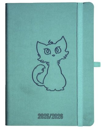 Kalendarz szkolny 2025/26 B6 tyg. Salsa turkus