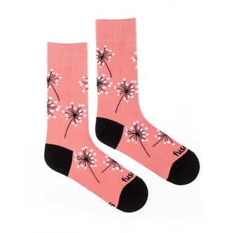 Ponožky Zaláskovaná pampeliška růžová Růžové M (39-42)