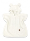 Dětské mušelínové pončo lux s kapucí Teddy, rychleschnoucí, smetanové, 110/122; 110/122