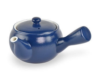 Porcelánová konvice Kyusu Yono, modrá, 400 ml