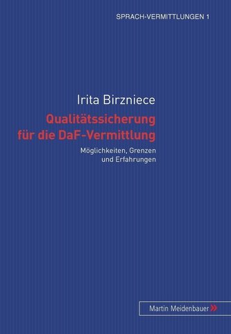 Qualitätssicherung für die DaF-Vermittlung