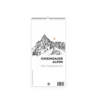 Kleiner Geburtstagskalender "Chiemgauer Alpen", ohne Jahreszahl