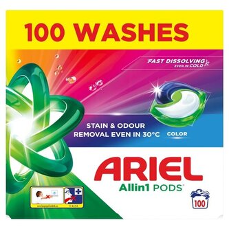 Kapsle na praní Ariel All in 1 PODS  Color- 100 PD