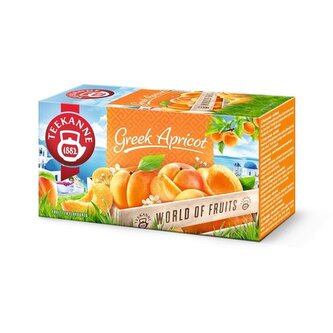 Ovocný čaj Teekanne - řecká meruňka, 20x2,25g, 50g