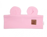 Čelenka Teddy s oušky pro děti Hand Made - růžová; 68-80 (6-12m)