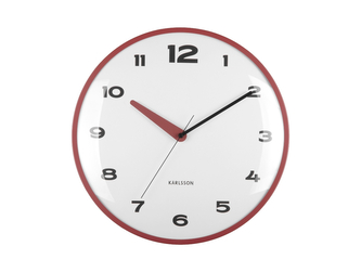Designové nástěnné hodiny 6028RD Karlsson 40cm
