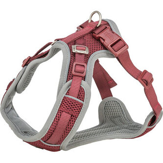 FlexMesh Premium postroj, široký střih, sangria - M: 58-80 cm/20 mm