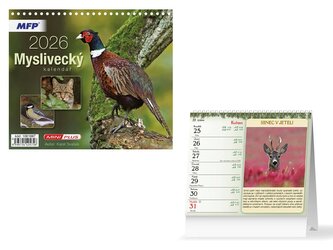 kalendář 2026 stolní mini Myslivecký 1061667