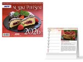 kalendář 2026 stolní mini Sladké potěšení 1061670