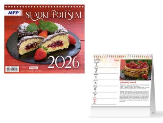 kalendář 2026 stolní mini Sladké potěšení 1061670