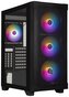 BitFenix skříň Graph ATX / 4x120 mm fan F-RGB / 2xUSB 3.0 / USB 2.0 / černá
