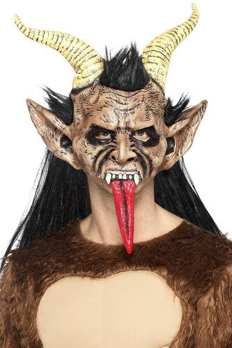 Smiffys Maska čerta s rohy  Krampus