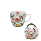 Kubek 460 ml w "koszyczku" APRIL (sprzedaż w zestawach po 4 szt.)