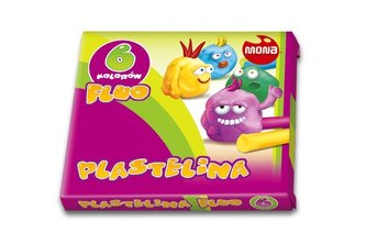 Plastelina fluo 6 kolorów MONA