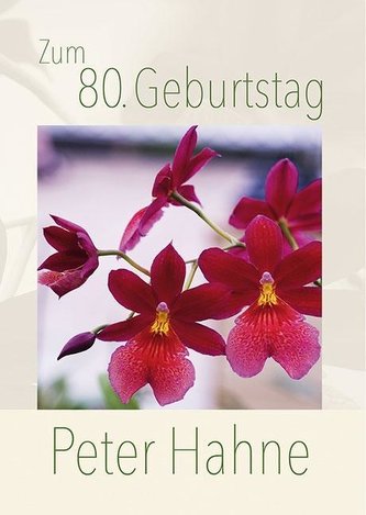 Zum 80. Geburtstag