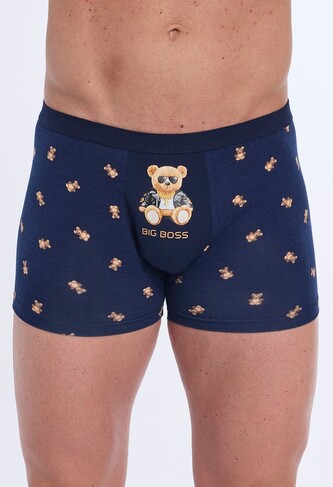 Bokserki Cornette Tattoo 280/245 Boss M-2XL granatowy S