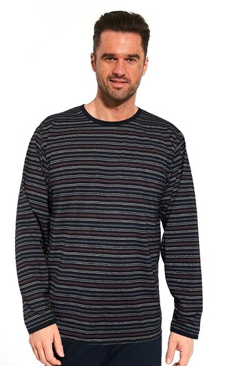 Piżama Cornette Various 138/46 dł/r S-2XL męska granatowy XXL