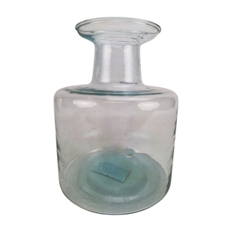 Skleněná váza z recyklovaného skla 21x15 cm, 2. jakost