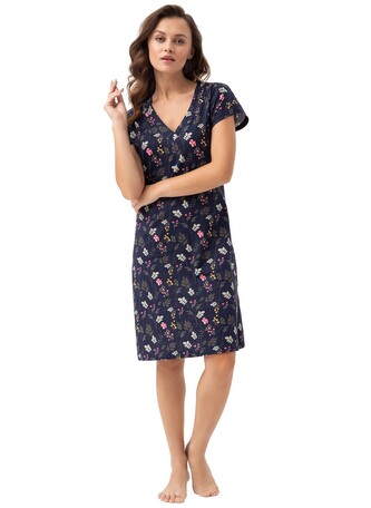 Koszula Luna 079 kr/r M-2XL L24 granatowy M