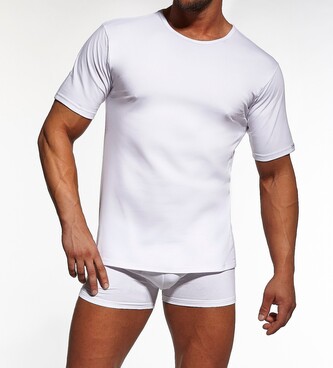 Koszulka Cornette 202 New kr/r 3XL-5XL biały 5XL