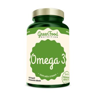 GreenFood nutrition - Omega 3 120 kapsúl