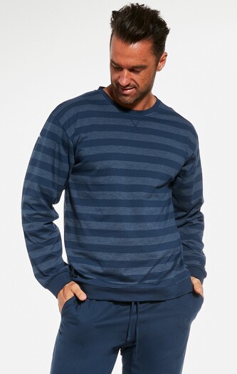 Piżama Cornette 117/235 Loose 11 dł/r S-2XL męska jeans XXL