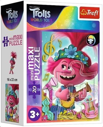 Puzzle 20 miniMaxi W muzycznym świecie Troli 1