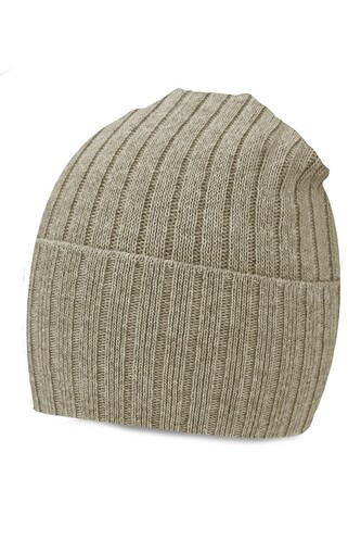 Czapka Noviti CZ087 Prążek Wywijana damska beżowy 54-58 cm