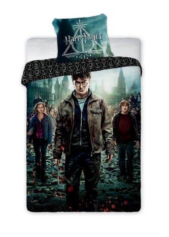 POŚCIEL HARRY POTTER NO 003 135X200+80X80 BAW.