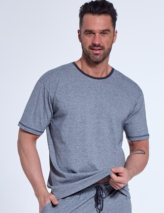 Piżama Cornette 925/178 Tom kr/r S-2XL męska szary XXL