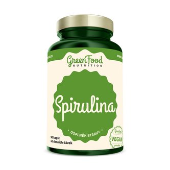 GreenFood nutrition - Spirulina 90 vegan kapsúl