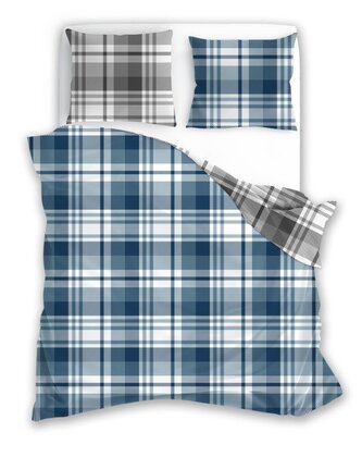 POŚCIEL KPL.140X200+70X90 PURE FLANNEL 010 FLANELA BAW.