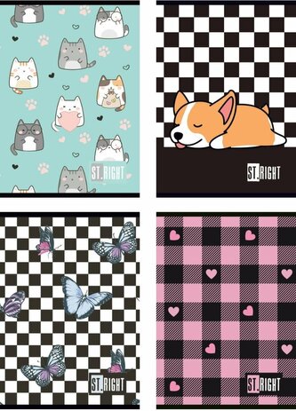 Zeszyt A5/32K kratka mix (15szt)