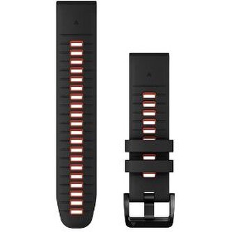 Výměnný pásek pro hodinky GARMIN QuickFit 22 mm Band Black/Red Si