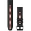 Výměnný pásek pro hodinky GARMIN QuickFit 22 mm Band Black/Red Si