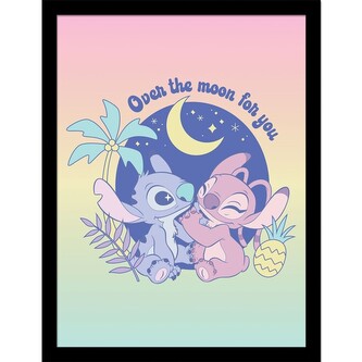 Obraz na zeď - Stitch - Ovet The Moon, 34.3 x 44.5 cm