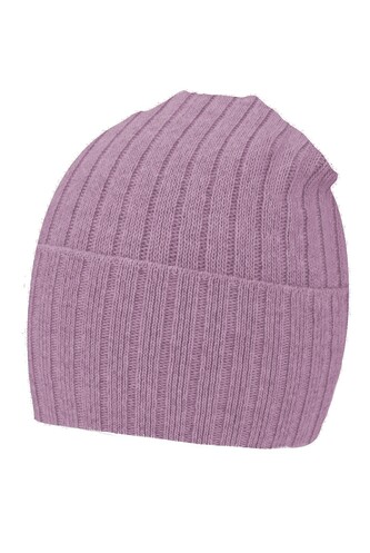 Czapka Noviti CZ087 Prążek Wywijana damska brudny róż 54-58 cm