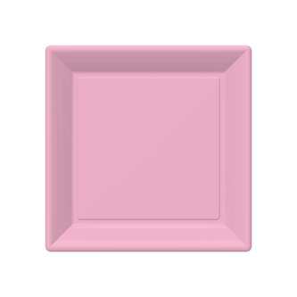 Talíř EKO PM 23x23 cm 20ks růžový