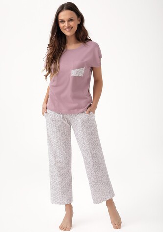 Piżama Luna 319 kr/r M-2XL W25 damska kakaowy M