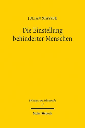 Die Einstellung behinderter Menschen
