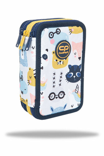 Penál 3 zipy Jumper Pucci - vybavený