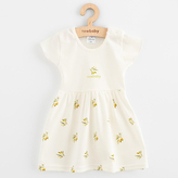 Kojenecké šaty z organické bavlny s krátkým rukávem New Baby Olivy 80 (9-12m)