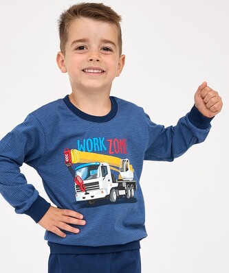 Piżama Cornette Kids Boy 478/162 Work Zone dł/r 86-128 jeans 110-116