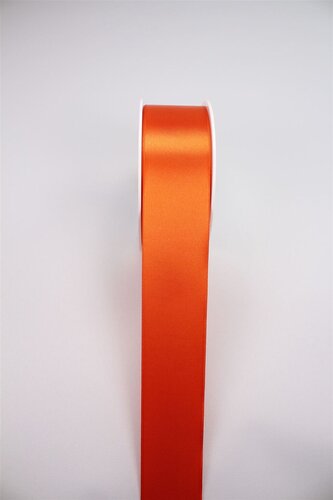 Stuha saténová 15 mm 25 m - oranžová