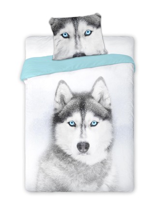 POŚCIEL KPL. WILD HUSKY 160X200+70X80 BAW.MŁ.
