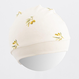 Kojenecká čepička z organické bavlny New Baby Olivy - velikost 68/74