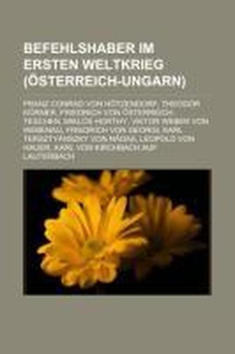 Befehlshaber im Ersten Weltkrieg (Österreich-Ungarn)